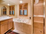 Beaver Creek Pines Lodge 3 Bedroom Townhome Sample Master Bathroom